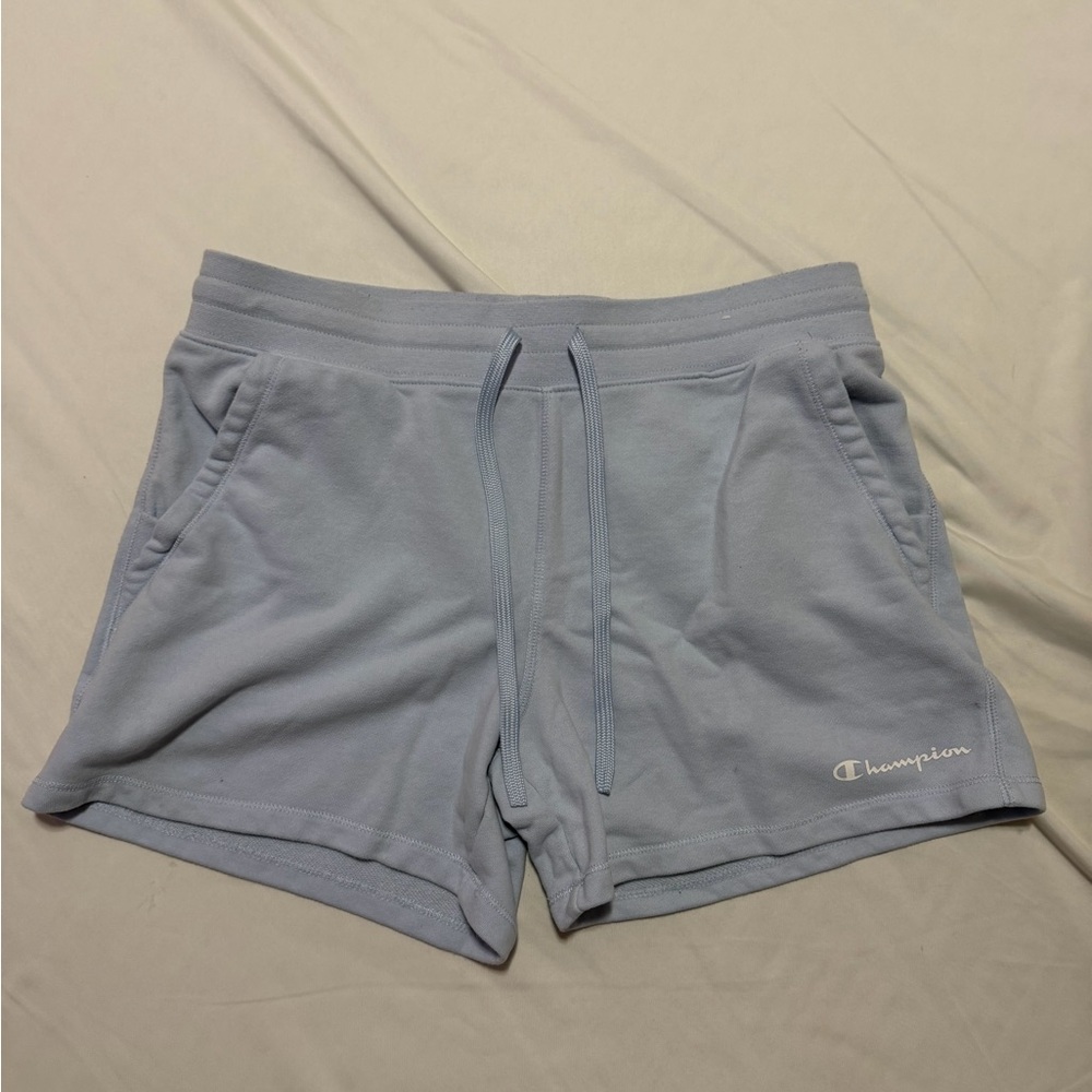 Champion Women's Soft Blue Athletic Shorts